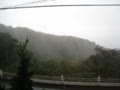 雨風強い御蔵島