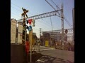 2012 鎌田の踏切を走る電車
